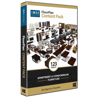 Pack de contenu FloorPlan  Mobilier élégant pour espaces urbains