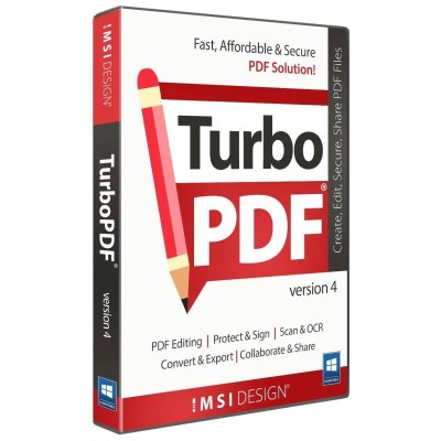 TurboPDF 4  Solution PDF sécurisée et rapide pour les entreprises