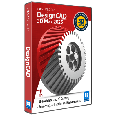 DesignCAD 2025 | Logiciel de CAO 2D et 3D pour un dessin de précision