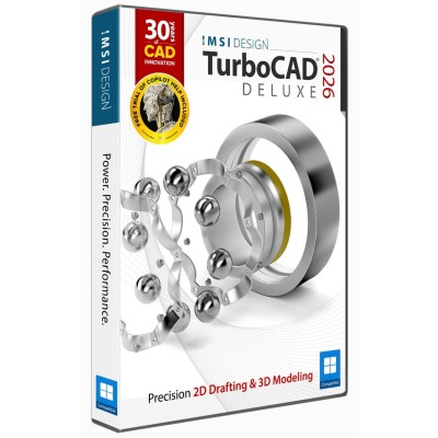 TurboCAD 2026 pour Windows  Logiciel de CAO 2D/3D avancé