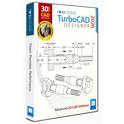 TurboCAD 2026 pour Windows  Logiciel de CAO 2D/3D avancé