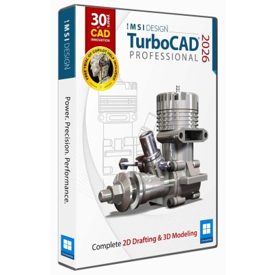 TurboCAD 2026 pour Windows  Logiciel de CAO 2D/3D avancé