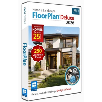 FloorPlan 2026 pour Windows  Logiciel de design résidentiel et d'intérieur