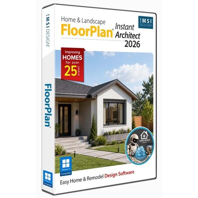 FloorPlan 2026 pour Windows  Logiciel de design résidentiel et d'intérieur