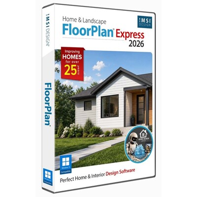 FloorPlan 2026 pour Windows  Logiciel de design résidentiel et d'intérieur