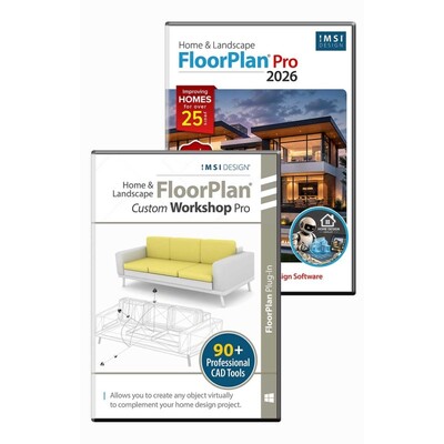 FloorPlan 2026 pour Windows  Logiciel de design résidentiel et d'intérieur