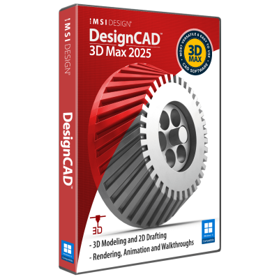 DesignCAD 2025 | Logiciel de CAO 2D et 3D pour un dessin de précision