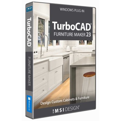 Extension TurboCAD : Furniture Maker 23  Outils de menuiserie de précision