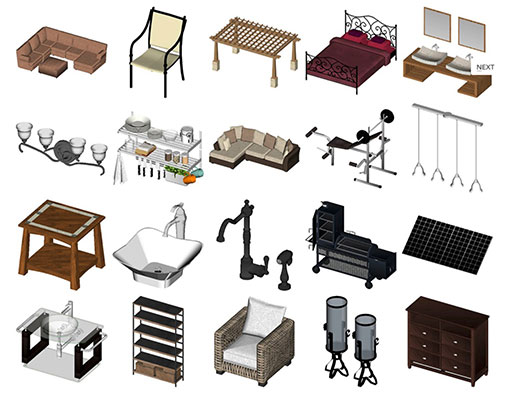 Bibliothèque d'objets de marque