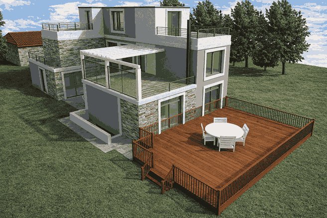 Existing deck