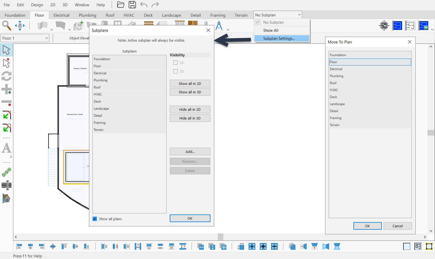 Custom Subplans