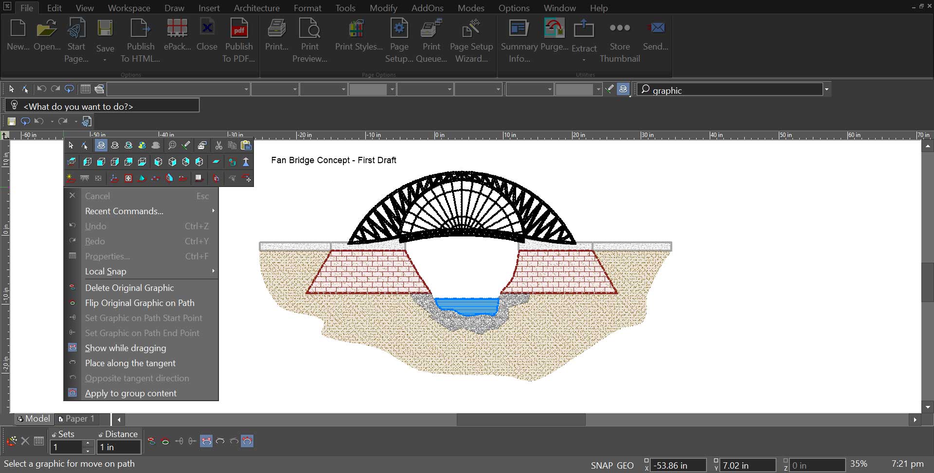Graphic on Path