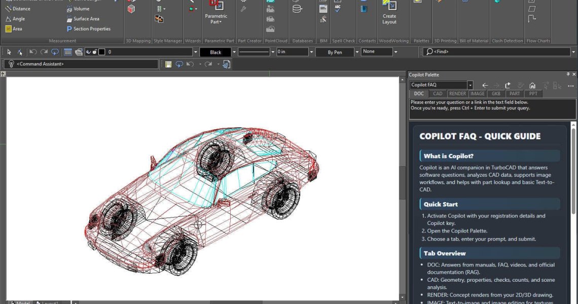 Visualisation conceptuelle de votre modèle CAO avec Copilot Render