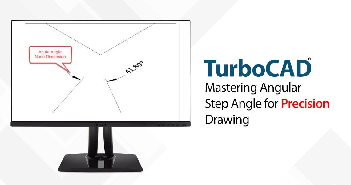Astuce TurboCAD : maîtriser l'angle de pas angulaire pour un dessin de précision