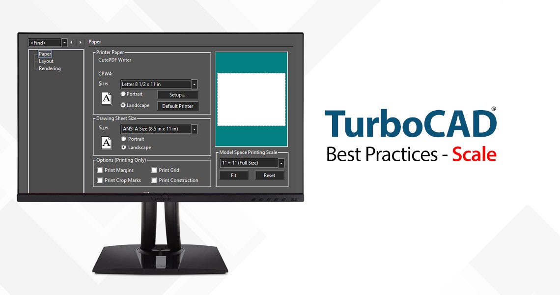 Bonnes pratiques TurboCAD - Échelle