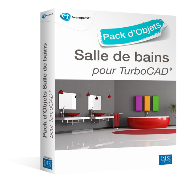 Pack d’objets 3D pour TurboCAD : Salle De Bains