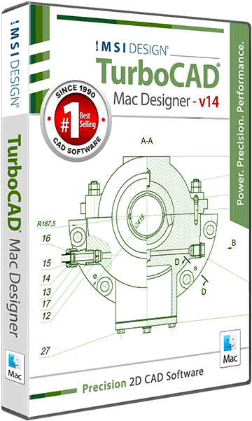 TurboCAD Mac v14 Designer 2D Upgrade from any 2D (Designer)version