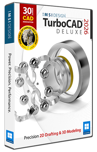 TurboCAD 2026 Deluxe Upgrade from Deluxe < 5 Years