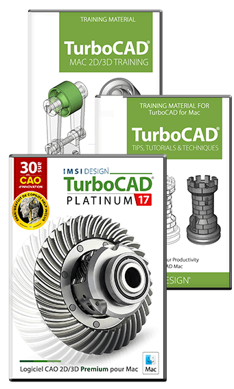 TurboCAD® Mac 17 Platinum & Training Bundle