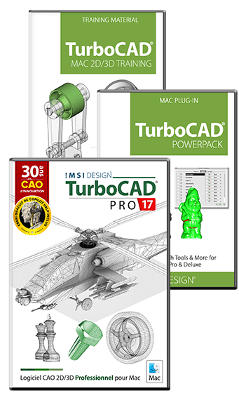 TurboCAD® Mac 17 Pro & PowerPack Bundle